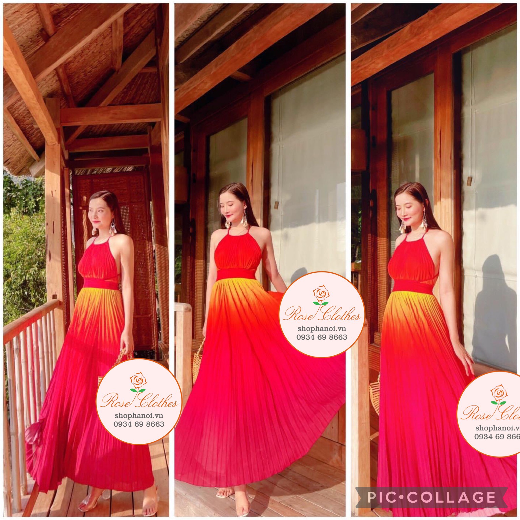 Thuê váy maxi tại Thanh Xuân